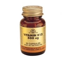 SOLGAR,VITAMIN B12 500μg,50 CAPSULES