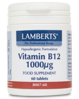 LAMBERTS,VITAMIN B12 1000MG, 60 ΔΙΣΚΙΑ