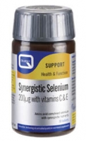 QUEST,SYNERGISTIC SELENIUM WITH VITAMIN C&E 200MG, 30 ΔΙΣΚΙΑ