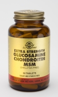 SOLGAR,GLUCOSAMINE CHONDROITIN MSM, 60 CAPSULES
