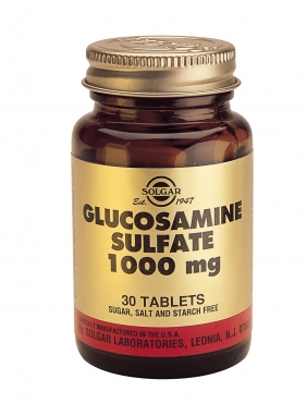 SOLGAR,GLUCOSAMINE SULPHATE 1000MG, 30 ΔΙΣΚΙΑ