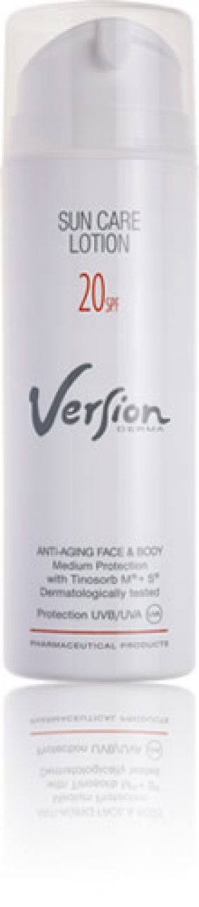 VERSION,SUN CARE LOTION SPF 20 FACE AND BODY