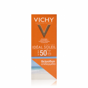 VICHY,IDEAL SOLEIL SPF 50+ ΑΝΤΙΗΛΙΑΚΗ ΚΡΕΜΑ ΠΡΟΣΩΠΟΥ ΓΙΑ ΒΕΛΟΥΔΙΝΗ ΕΠΙΔΕΡΜΙΔΑ 50ML