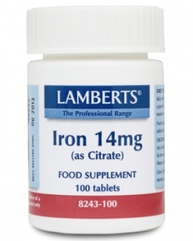 LAMBERTS,IRON 14MG, 100 ΔΙΣΚΙΑ