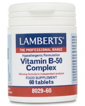 LAMBERTS,VITAMIN B-50 COMPLEX 60 ΔΙΣΚΙΑ