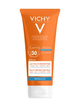 VICHY,CAPITAL SOLEIL BEACH PROTECT ΑΝΤΙΗΛΙΑΚΟ ΓΑΛΑΚΤΩΜΑ SPF 30, 200ML