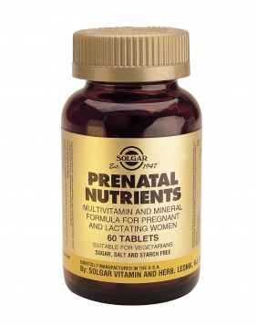 SOLGAR,PRENATAL NUTRIENTS 60 ΔΙΣΚΙΑ