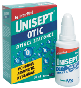 UNISEPT OTIC DROPS ΩΤΙΚΕΣ ΣΤΑΓΟΝΕΣ  30ML