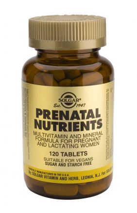 SOLGAR,PRENATAL NUTRIENTS 120 ΔΙΣΚΙΑ