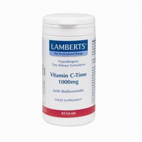 LAMBERTS,VITAMIN C-TIME 1000MG 30 ΔΙΣΚΙΑ