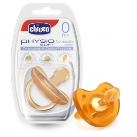 CHICCO,Πιπίλα Physio Soft, ‘Oλο Καουτσούκ, 0m+ 71984-00