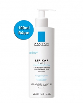 LA ROCHE-POSAY,LIPIKAR LAIT ΓΑΛΑΚΤΩΜΑ ΣΩΜΑΤΟΣ 400ML