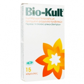 BIO-KULT ADVANCED PROBIOTIC MULTI-STRAIN FORMULA (ΦΟΡΜΟΥΛΑ ΠΡΟΒΙΟΤΙΚΩΝ) 15CPS